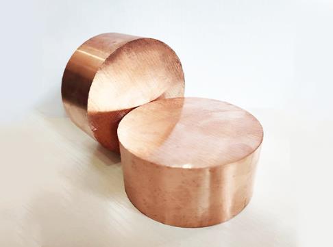 C17510 Be copper round plate with high conductivity and wear resistance Be-copper block
