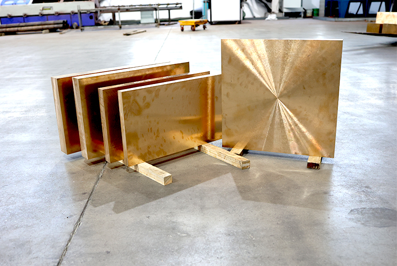 High conductivity aluminum bronze circular plate